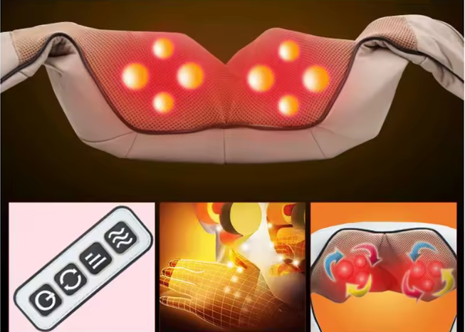 Masajeador Electricocervical De Cuello y Hombros